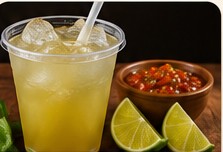 Limonada natural con limón